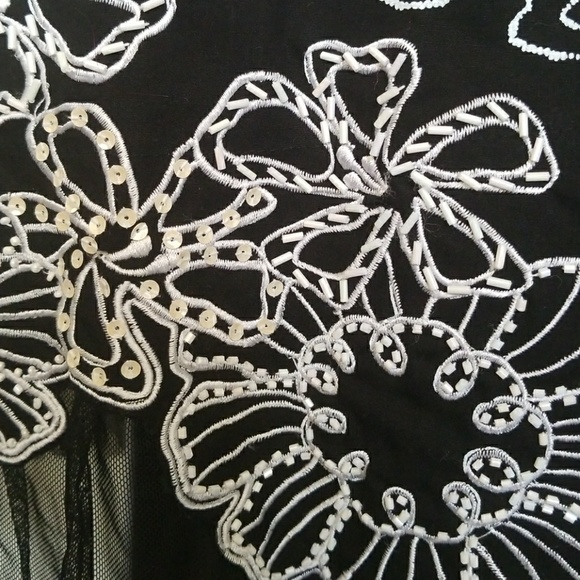 Anthropologie Basil & Maude Beaded Dress NWT - Picture 4 of 7